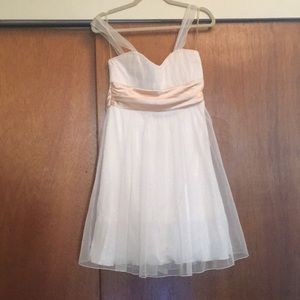 Cream Tulle Sweetheart Dress
